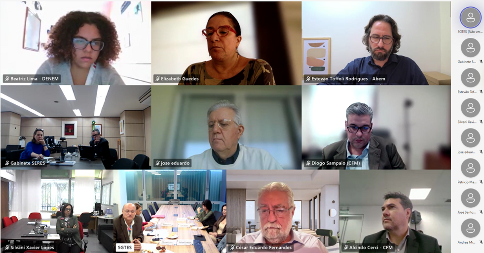 CFM recebe representantes do movimento PL60+ para debater valorização dos geriatras